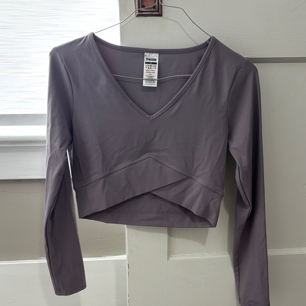 Gymshark long sleeve crop top